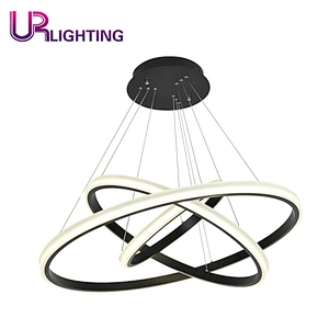 China Wholesale Best Selling Modern Home Bedroom Ring Circle LED Chandelier Pendant Light