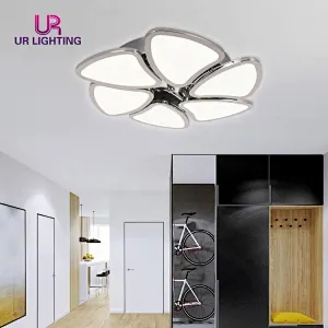 Vintage decor for home bedroom living room flower design modern led ceiling lighting fixtures