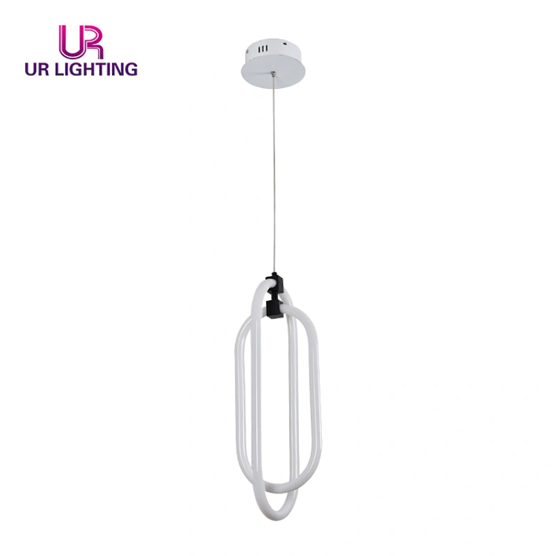 Modern Design White Luminous Hanging Bedroom Kitchen LED Pendant Light