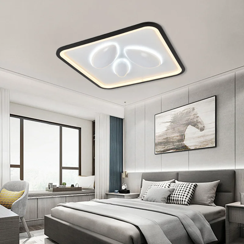 2020 New products interior modern unique square classic led ceiling lamp