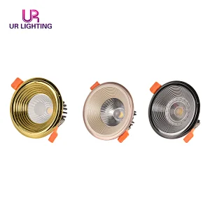 High quality home dimming aluminum indoor round 7 watt ceiling LED Spotlight