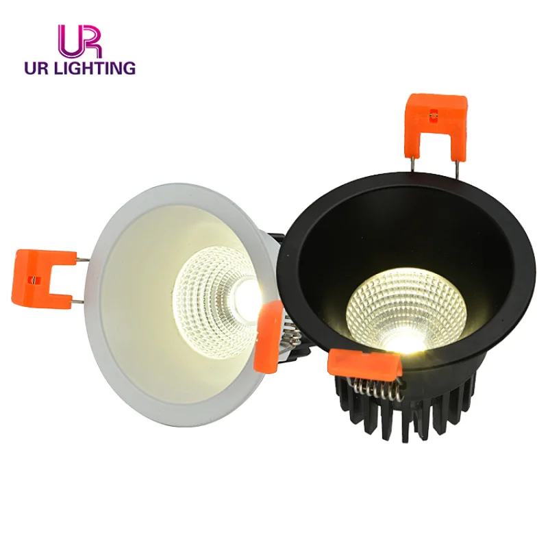 Ultra bright commercial adjustable 7W home decorative recessed mount LED ceiling spotlight