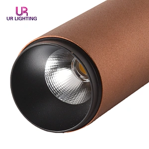 Aluminum housing surface round home shop office 10w spotlight led track light
