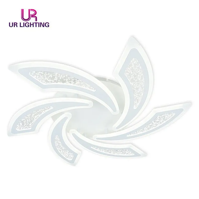 Nordic Simplicity Iron Acrylic Indoor Residential Modern Art Unique Led Ceiling Light