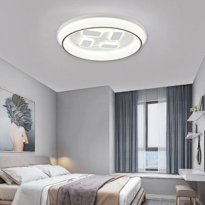 High quality fancy design home decoration round modern decor led ceiling lamp