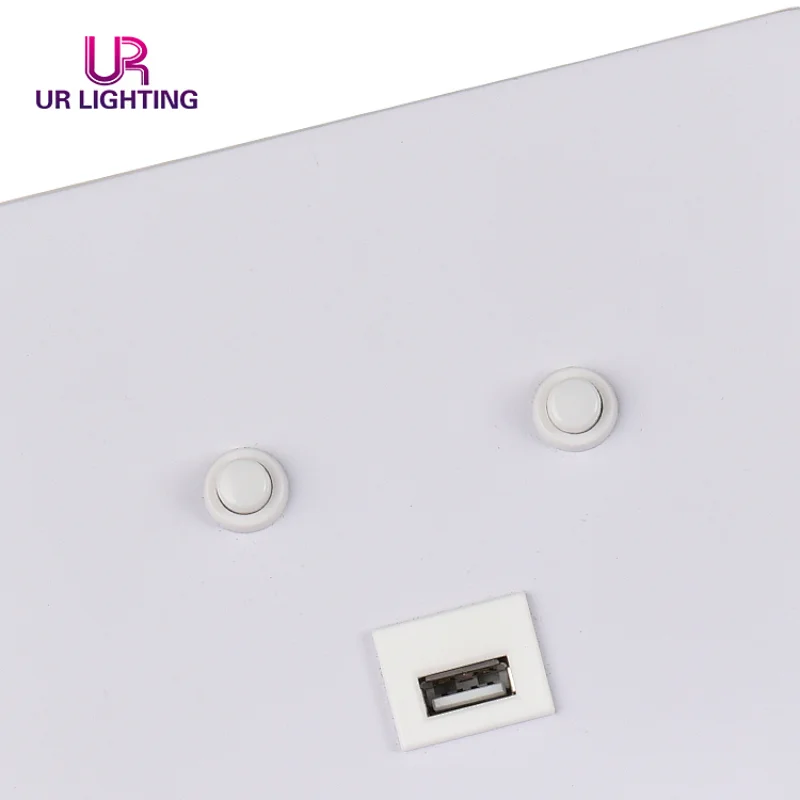 New Style Round White 7W Bedside Reading Indoor Modern LED Wall Lamp