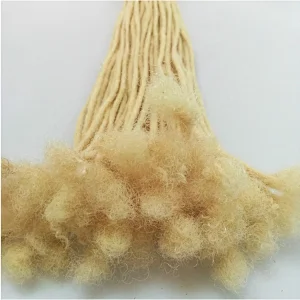 Hoho dreads 0.2cm thin micro locs human hair extensions dreadlocs braiding hair