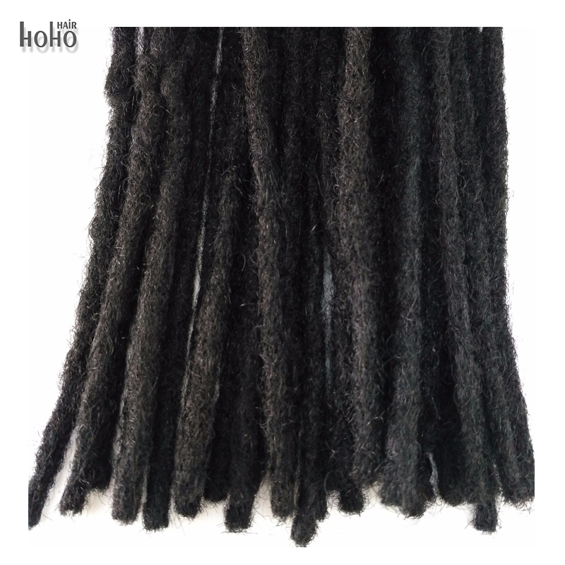 [HoHo DREADS] Wholesale 100% top handmade dyeable soft natural human hair crochet dreadlocks extensions