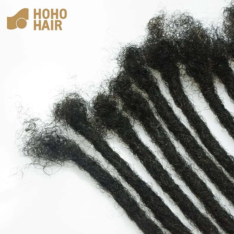 HOHO DREADS Wholesale braiding human natural locs hair crochet dreadlocks extensions