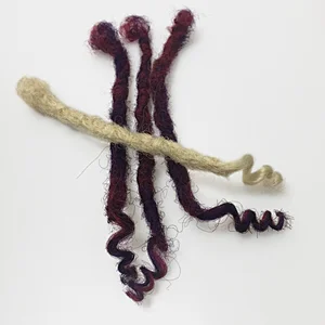 [HoHo DREADS] Wholesale new product curly ends goddess locs afro kinky crochet dreadlocks