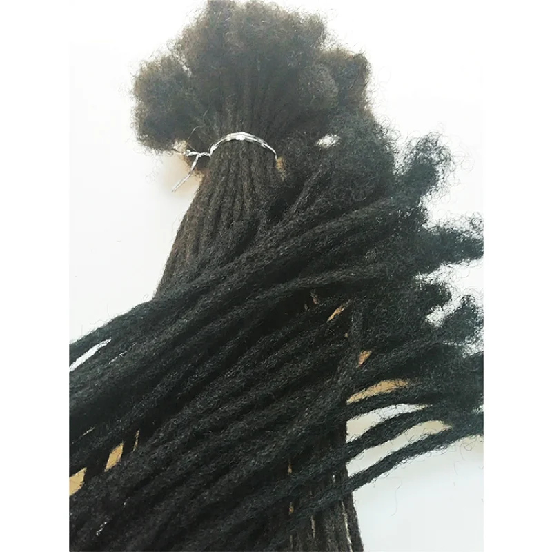 Hoho dreads 0.2cm thin micro locs human hair extensions dreadlocs braiding hair
