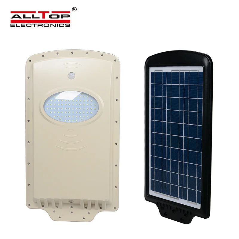 ALLTOP Low price smart outdoor waterproof 6watt 12watt integrated all in one solar led streetlight