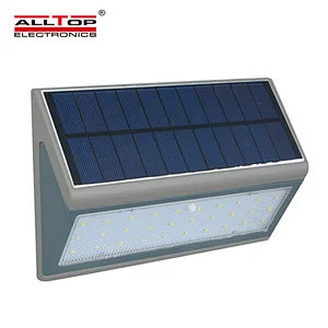 ALLTOP High power energy saving IP65 outdoor waterproof 3w 5w led solar wall light