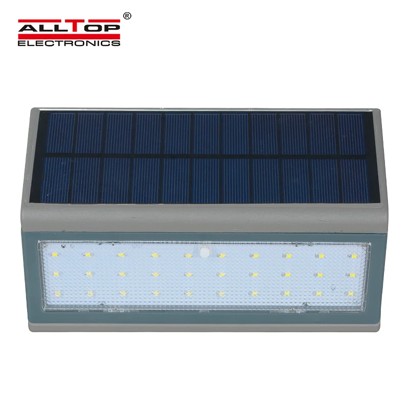 ALLTOP High power energy saving IP65 outdoor waterproof 3w 5w led solar wall light