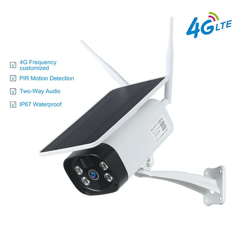 ALLTOP Best Seller CCTV Security System IP Camera with Solar Panel Wireless Outdoor WIFI Solar Security Camera