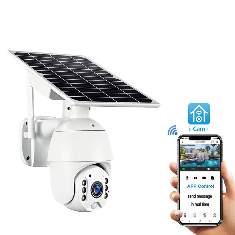 ALLTOP wireless solar yard camera kit TF card cloud recording cctv camara wifi solar with solar panel