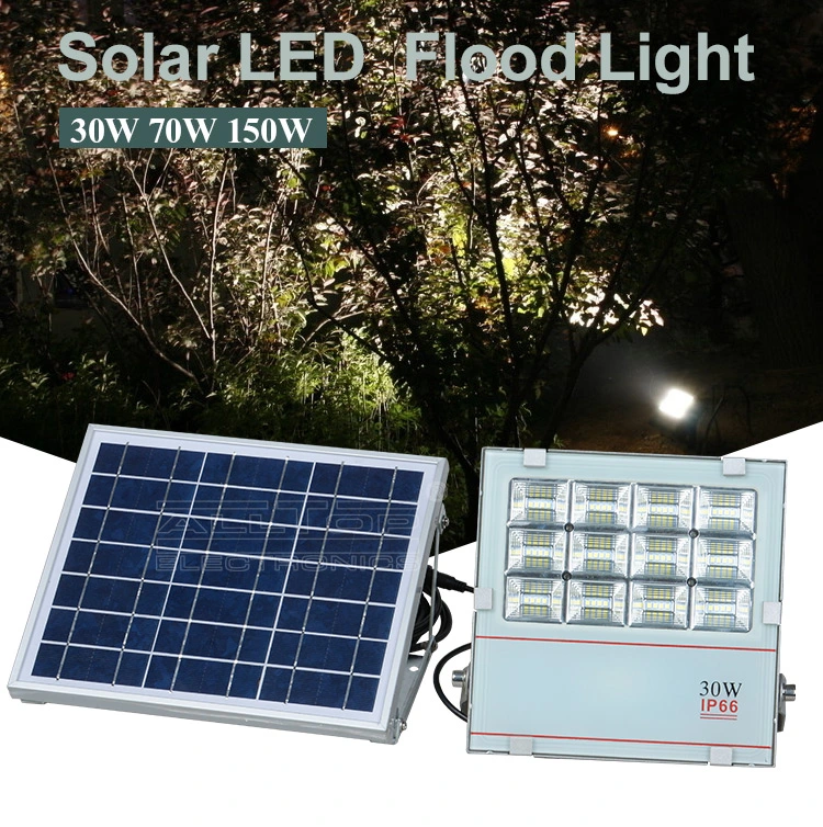 Led solar flood light