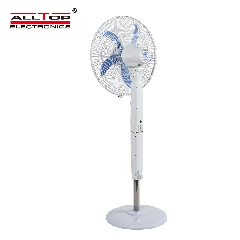 ALLTOP 18Inch Solar Power AC DC Home Battery Operated Adapter Stand Chargeing Floor Fan For Dubai Turkey