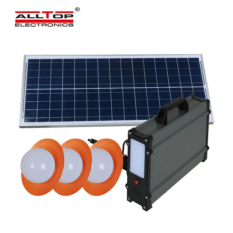 ALLTOP new design solar charging inverter electricity generating solar lighting household  panel power system