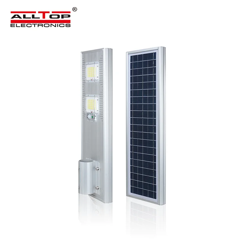 ALLTOP High quality IP65 waterproof motion sensor 60w 120w 180w all in one solar street light prices