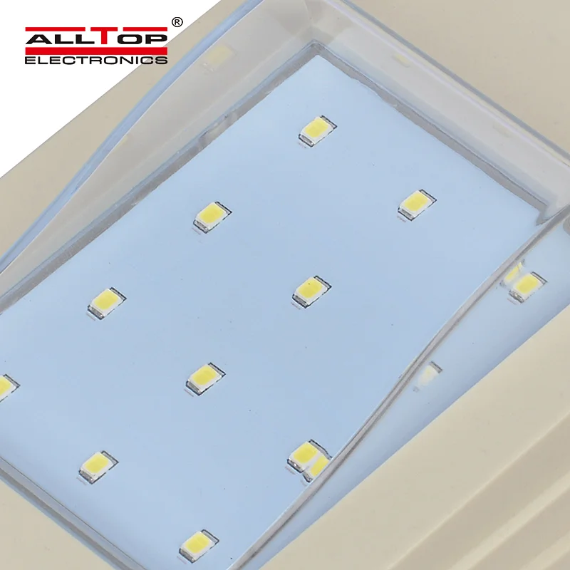 ALLTOP waterproof IP65 mini 2w 3w 4w 5w solar led outdoor wall lamps