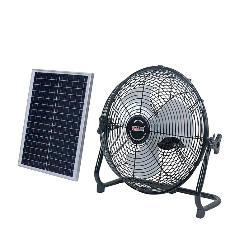 ALLTOP New products 24w solar panel stand portable rechargeable solar powered fan solar fan