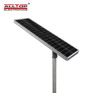ALLTOP High brightness aluminium ip65 waterproof outdoor 50w 100w 150w 200w 250w all in one solar streetlight