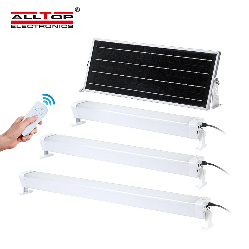 ALLTOP Hot Sale Highlight Energy Saving IP65 Waterproof 10w 20w 30w Solar LED Tri Proof Light