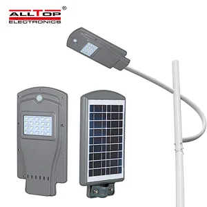 ALLTOP Waterproof outdoor ip65 motion sensor integrated 20 40 60 w all in one led solar street light price