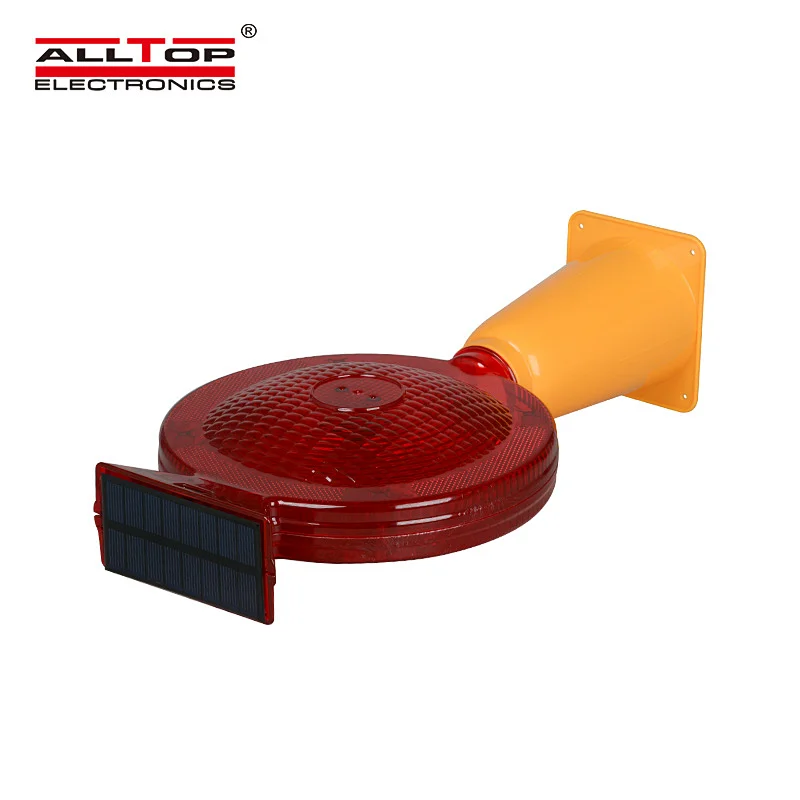 ALLTOP Hot Sale CE &Rohs IP65 Waterproof Portable Solar Charging Solar Warning Traffic Light