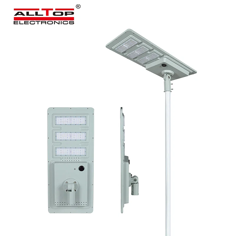 ALLTOP High luminary waterproof dimmable sensor ip65 smd 40w 60w 120w 180w integrated all in one solar led street light