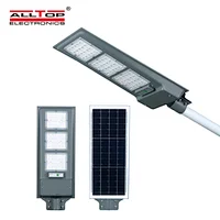 ALLTOP High quality sensor aluminum black waterproof ip65 20w 40w 60w all in one solar led street light