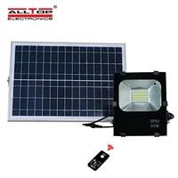 ALLTOP Hot Selling smd waterproof garden 10 20 30 50 100 w remote control solar led floodlight