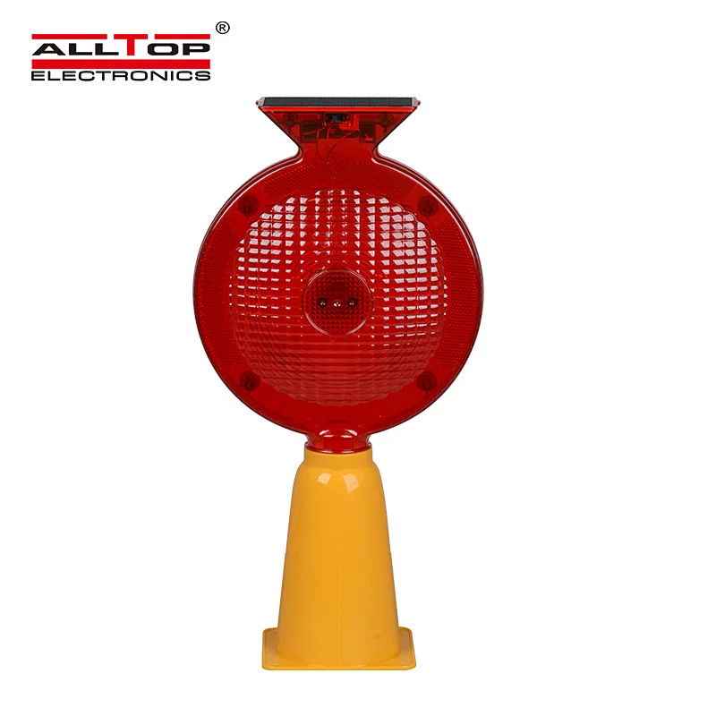 ALLTOP Hot Sale CE &Rohs IP65 Waterproof Portable Solar Charging Solar Warning Traffic Light