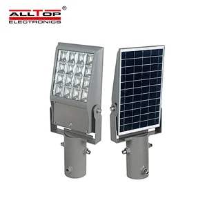 ALLTOP Newest design waterproof outdoor 8w 12w integrated all in one solar led flood light