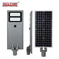 ALLTOP IP65 Outdoor aluminum housing road lighting fixture 40 60 100 watt integrated solar led street light