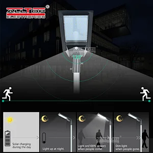 ALLTOP Outdoor highway energy saving ip65 waterproof 9w 14w integrated all in one solar led street light