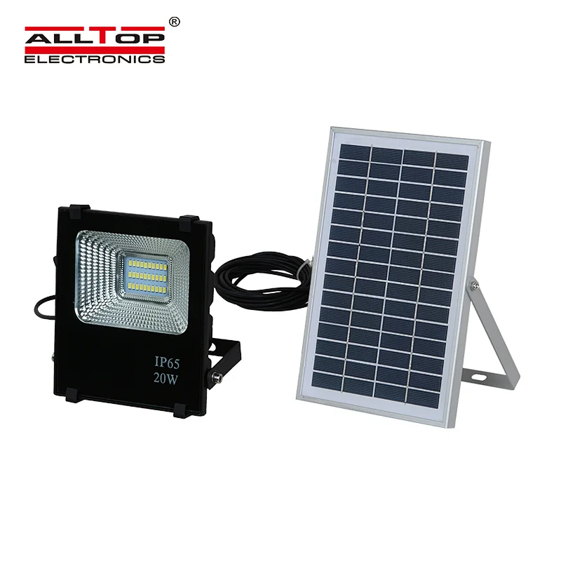 ALLTOP Long life thin SMD outdoor waterproof IP65 10 20 30 50 100 w led solar flood lamp