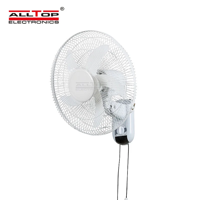ALLTOP Commercial Circulating 16 Inch Wind Angle Air Supply Mute Solar Wall Mounted Fan