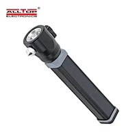 ALLTOP Waterproof With Magnet Car Emergency Escape Rescue Self Defense USB Rechargeable Solar Powered Led Torch Flashlight