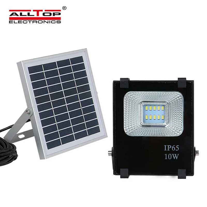 ALLTOP High brightness thin SMD waterproof IP65 10 20 30 50 100 w led solar floodlight