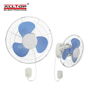 ALLTOP 16 Inch Chinese home electric ventilation bracket air hanging rechargeable solar wall mounted fan