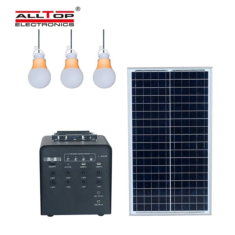 ALLTOP Outdoor energy saving portable solar panel home solar energy system
