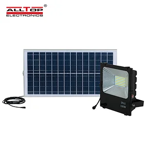 ALLTOP CE ROHS security outdoor waterproof IP65 10 20 30 50 100 w led solar floodlight price