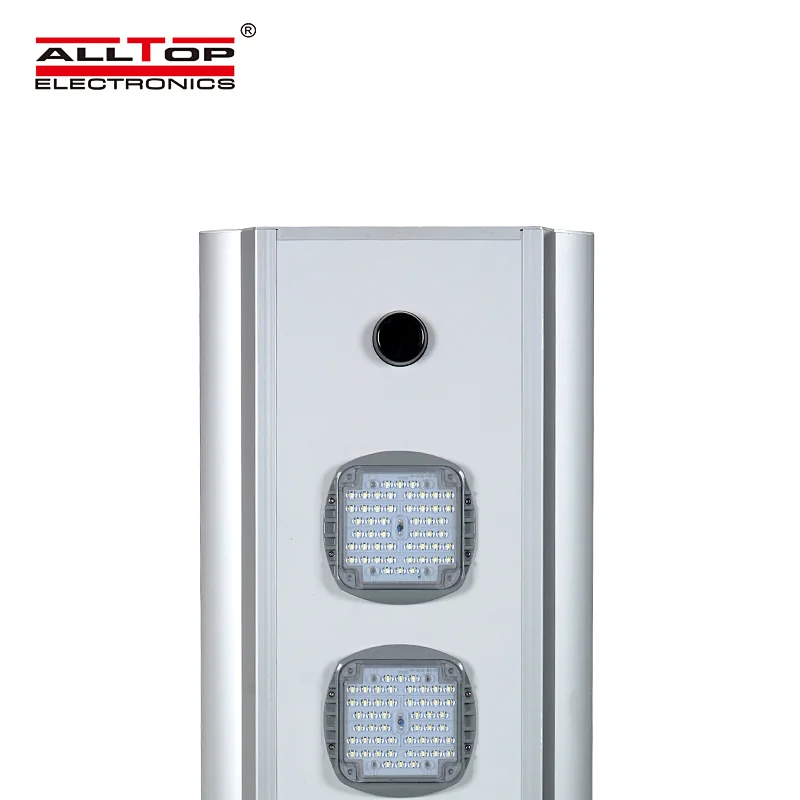 ALLTOP Outdoor waterproof aluminum housing ip65 smd 50w 100w 150w integrated all in one led solar street lamp