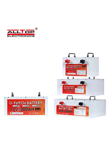 ALLTOP Best 12V 48V 100AH 200AH Solar Lithium Lifepo4 Battery
