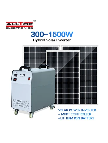 ALLTOP 300W 500W 1KW 1.5KW Off Grid Solar Inverter With Battery Price