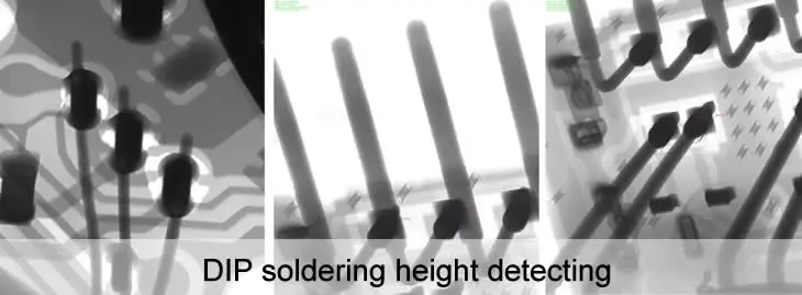 DIP soldering height detecting