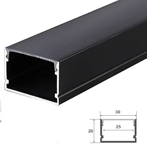 LED Diffuser Channel Aluminum Profiles 30x20mm