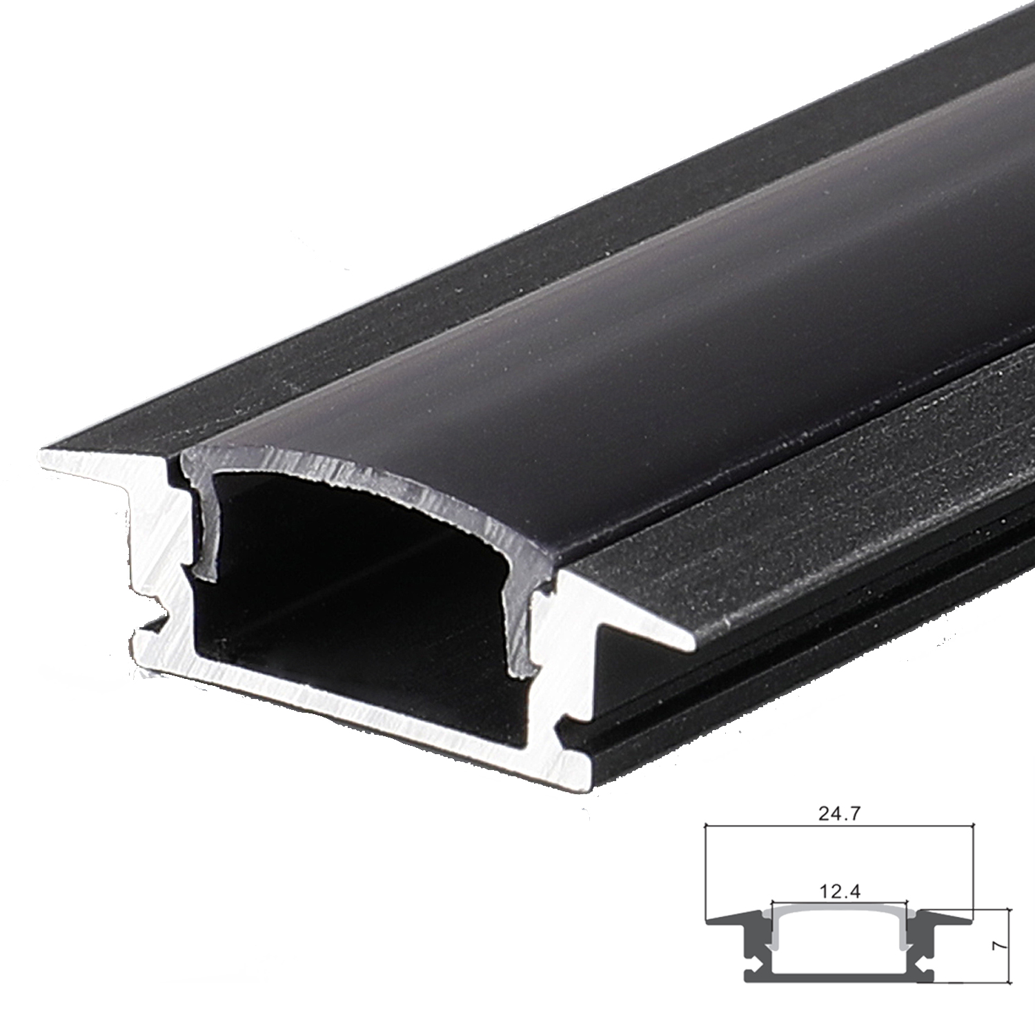25x07mm LED Aluminum Profiles